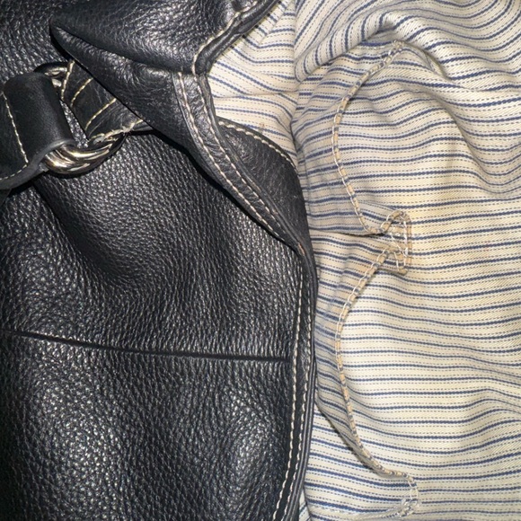 Marc by Marc Jacobs Black Pebble Leather Shoulder Bag - Picture 12 of 16